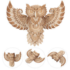 3D Owl Wall Sculpture Yard Art for Outside - Wooden Puzzle
