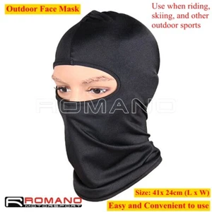 1 X Black Outdoor Sports Bicycle Riding Skiing Face Mask Breathable Protection - Picture 1 of 4