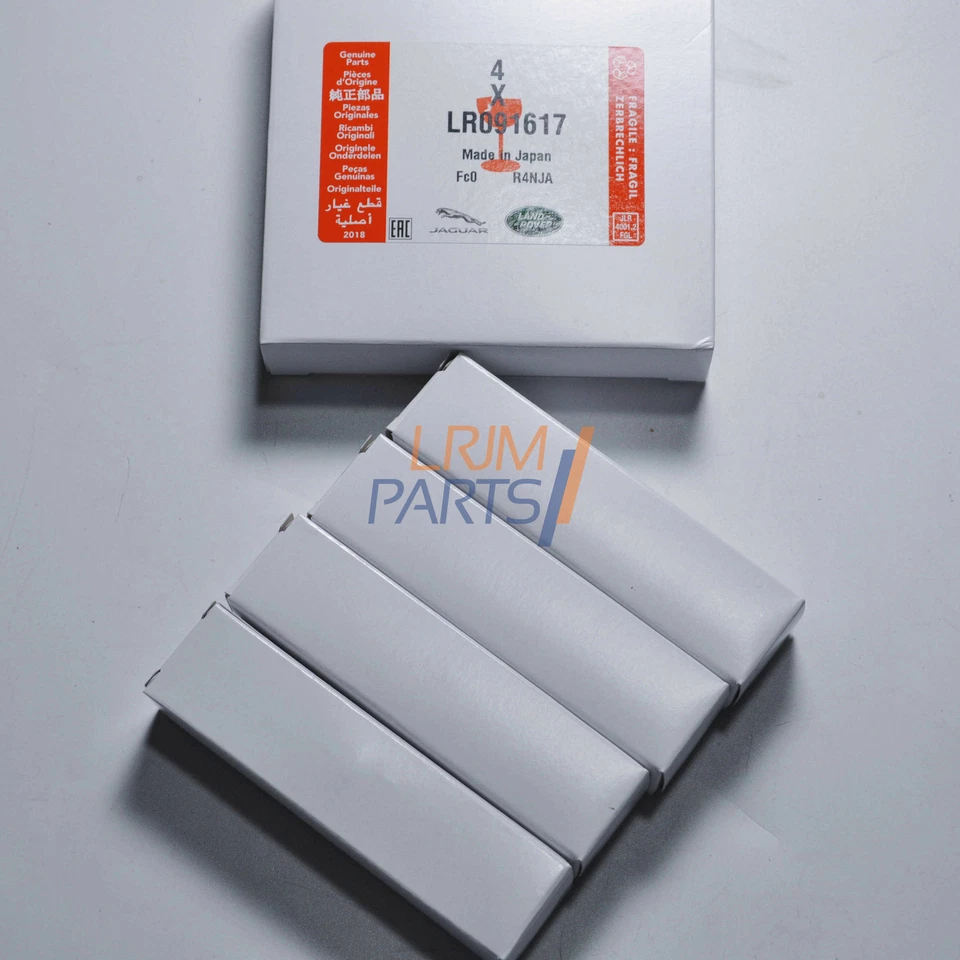 Genuine Land Rover Range Evoque Sport Velar 2.0 AJ200 SPARK PLUG SET x4 LR091617 - Image 1 of 1