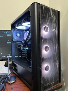 Gaming Computer Core i5-13600K Geforce RTX 3060 32GB RAM 1TB SSD RGB Liquid Cool - Picture 1 of 4