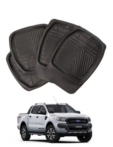 Tapetes de barro de alta resistencia con bandeja profunda para Ford Ranger 2013-22 - Imagen 1 de 13