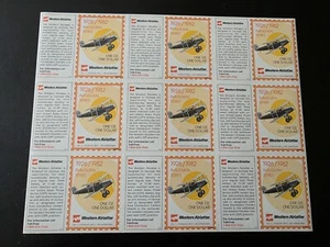 FULL SHEET OF 9 WESTERN AIRLETTER MNH. Free Shipping - Picture 1 of 1