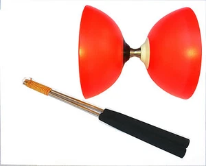 Henrys Vision Free Diabolo ROT mit Kugellager/Freilauf + Henrys Alustäbe 325 - Bild 1 von 1