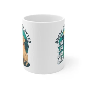 Bucks County Bytes coffee mug with Calypso as a Cartoon! - Picture 1 of 4