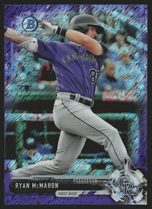 2017 Bowman Chrome #BCP217 Ryan McMahon Prospects Purple Shimmer - Picture 1 of 2