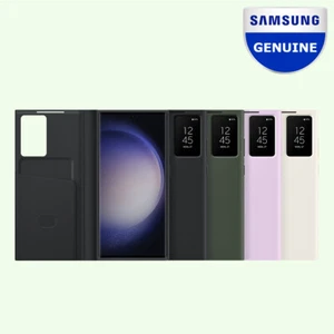 Genuine Samsung Smart View Wallet Full Cover Case for Galaxy S23Ultra Shockproof - Picture 1 of 7