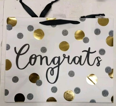 Lote de 7 bolsas de regalo de felicitación y o graduación American Greetings Foto 1 de 4