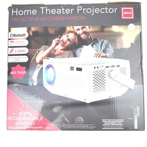 RCA 720p Bluetooth Built-in Battery Portable Home Theater Projector (RPJ402) - Picture 1 of 12