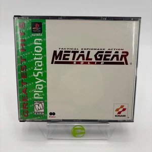 Metal Gear Solid [Greatest Hits] (Sony PlayStation 1 PS1, 1998) - Picture 1 of 24