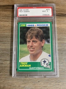 1989 Score - Troy Aikman #270 PSA 9 - Picture 1 of 2