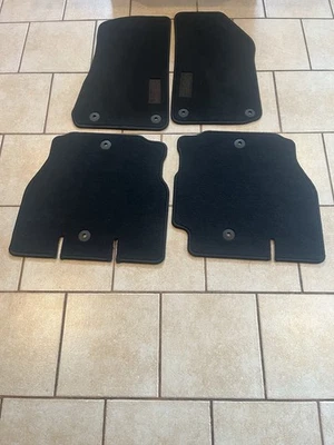 2018-2023 Jeep JLU 4 Door Wrangler Factory  Carpet Floor Mats Set Of 4 Black - Image 1 of 3