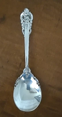 Cuchara de azúcar vintage GRAND BARROCO de Wallace de plata esterlina/cucharón pequeño 6 1/4" L Foto 1 de 4