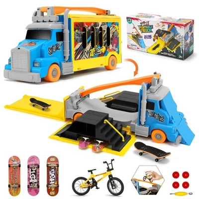 KETIEE Transforming Truck Toy for Kids, 2-in-1 Foldable Truck Fingerboard Par... - Image 1 of 4