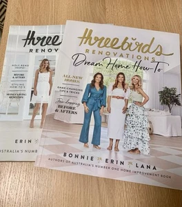 2 books - ThreeBirds Renovations & Dream Home How-To books Bonnie Erin Lana - Picture 1 of 17