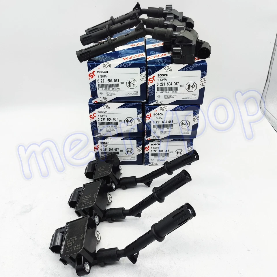6X 0221604034 NEW Bosch Ignition Coil For Mercedes CLS350 E350 ML350 R350 3.5L Foto 1 de 4