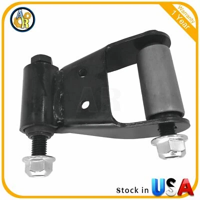 Kit de reparación de soporte de grillete trasero de resorte de hoja para 75-09 Ford E-150 Mazda B3000 Foto 1 de 4