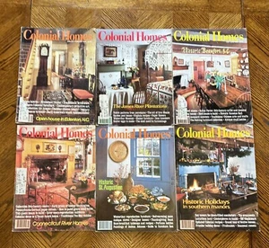 Colonial Homes Magazines, 1982 Lot of 6 Issues January - December Volume 8 ~ 1-6 - Picture 1 of 16
