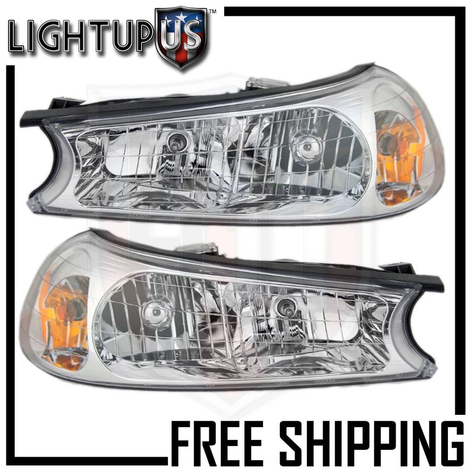 Headlights Headlamps Pair Left right set for 98-00 Ford Contour Foto 1 de 1