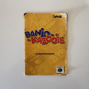 Banjo Kazooie Nintendo 64 N64 Instruction Booklet Manual - Picture 1 of 6