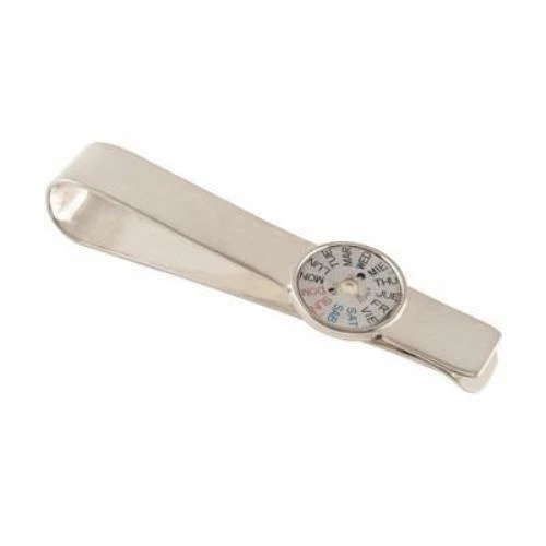 Día - Fecha Vintage Reloj Corbata Disco - Clip Dinero S. Plata por Alan K. Thau Foto 1 de 1