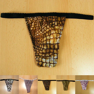 String Tanga Slip Gr. 36/38 - Animal Look , Tiger, Schlange, Fell, Raubkatze ... - Bild 1 von 2