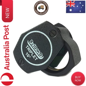 Belomo 10X Triplet. Jewelers Loupe Magnifier 21Mm (.85"). Optical Glass with Ant - Picture 1 of 5