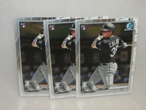 Zack Collins - Lot of 3 * 2020 Bowman Chrome * Rookie Card * #9 * White Sox - Bild 1 von 5
