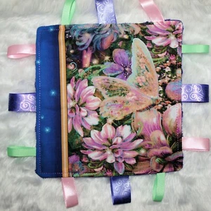 Baby Taggie | Taggy | Soft Toy | Sensory Blanket | Gift |  Minky Fairy Butterfly - Picture 1 of 24