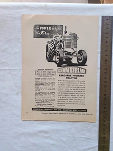 Chamberlain Tractor Advertisement Removed from a 1951 Farming Magazine - Picture 1 of 1