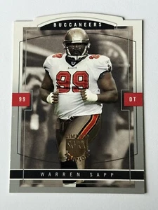 2003 Fleer Skybox Edizione Limitata WARREN SAPP Die-Cut #11 Tampa Bay Buccaneers - Foto 1 di 1
