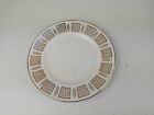 1 Vintage Alfred Meakin GLO-WHITE `OLYMPIA` Gold Pattern Side Plate 18 cm VGC