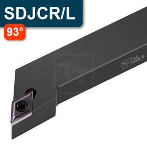 Cincel giratorio SDJCR/L soporte giratorio acero giratorio soporte de abrazadera soporte de placa reversible DCGT DCMT - Imagen 1 de 1