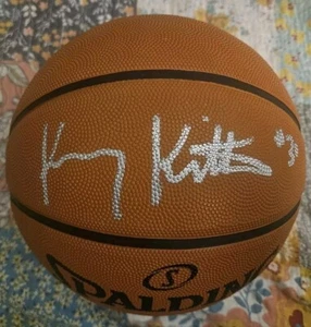 Kerry Kittles Signed Autograph NBA Spalding Basketball Nets, Clippers - Picture 1 of 6