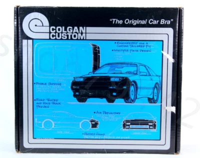 COLGAN CUSTOM Car Bra BMW 91-92 850i & 93 850ci Black Finish NEW in Original Box - Image 1 of 4