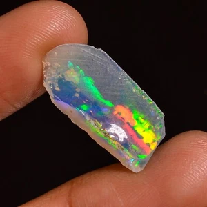Dry Opal Rough 4.00 Carat Natural Ethiopian Welo Opal Raw Fire Opal Gemstone - Picture 1 of 4