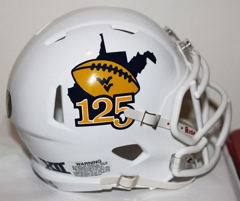 2016 West Virginia University Mountaineers Custom Riddell Mini Helmet v Missouri Cover