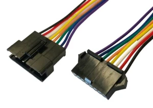 8-Pin JST-SM 2.5mm Male Female Connector 30cm Wire Computer LED Strip Fan 5 set - Picture 1 of 6
