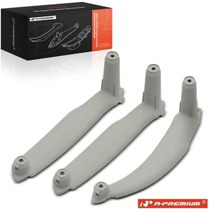 A-Premium 3x Left & Right Gray Door Pull Handle Panel for BMW X5 2007-2013 X6 - Picture 1 of 8