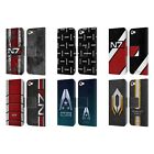 EA BIOWARE MASS EFFECT GRAPHICS LEATHER BOOK CASE FOR APPLE iPOD TOUCH MP3