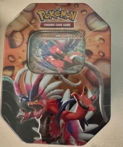 POKEMON TCG Pokémon Slashing Legends Tin Koraidon EX FACTORY SEALED TIN ex - Picture 1 of 7