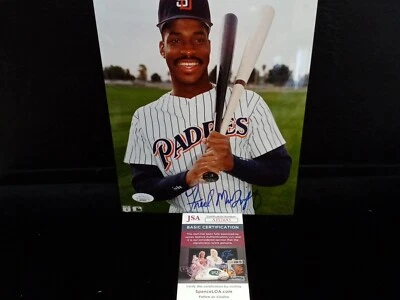 Fred McGriff Signed 8 X 10 Color Photograph JSA -1 # - Image 1 of 3