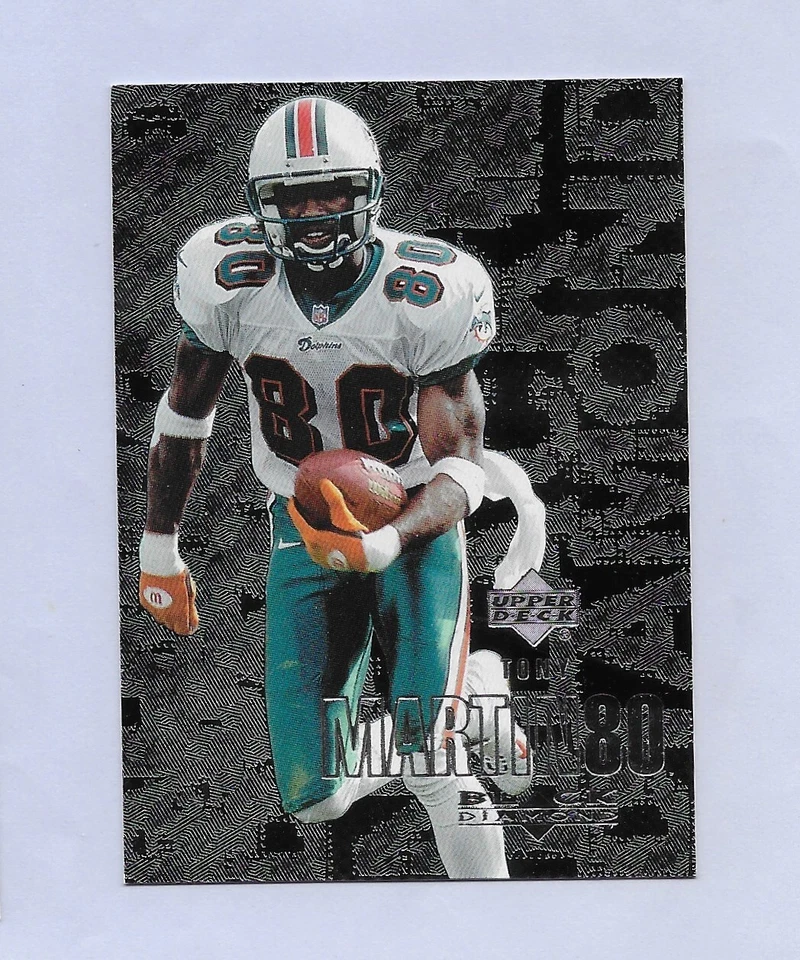 2000 Tony Martin #58 Black Diamond Upper Deck Miami Dolphins - Image 1 of 1