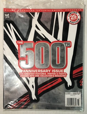 WWE Wrestling Magazine October November 2007 500th Anniversary Issue - Image 1 of 2