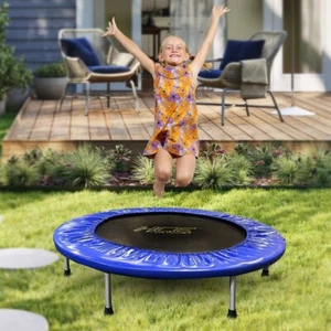 40" Mini Trampoline Cardio Trainer Home Fitness Exercise Padding Cover Indoor - Picture 1 of 7