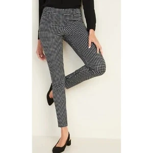 OLD NAVY PIXIE MID-RISE HOUNDSTOOTH PANTS -Size 2 - Picture 1 of 7
