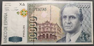 ESPAÑA 10000 PESETAS 1992 JUAN CARLOS I EBC-/EBC - Picture 1 of 2