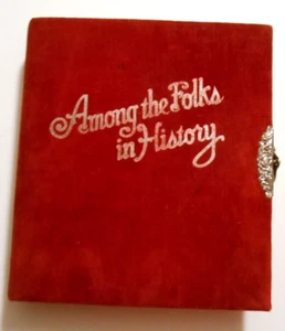 1935 Among The Folks In History Gaar Williams Gay Nineties Book Padded Cover - Picture 1 of 6
