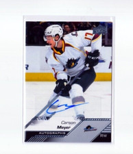 CARSON MEYER '22/23 2022/23 Upper Deck AHL AUTOGRAPH card #62 CLEVELAND MONSTERS