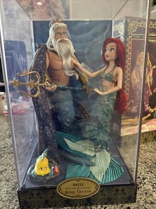 Disney Designer Fairytale Series Ariel and King Triton Limited Edition Doll - Picture 1 of 7