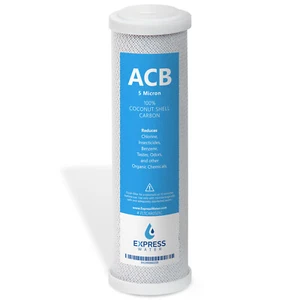 Repuesto de filtro de agua con bloque de carbono activado - 10 pulgadas 5 micras - ACB - Imagen 1 de 7